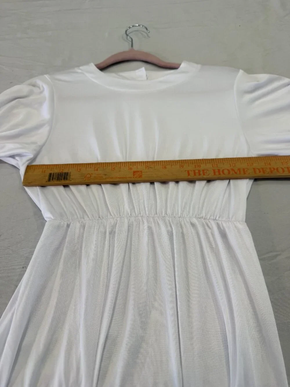 Girls Angel Halloween Costume White Dress Wings Halo Wand 4 Piece Set One Size